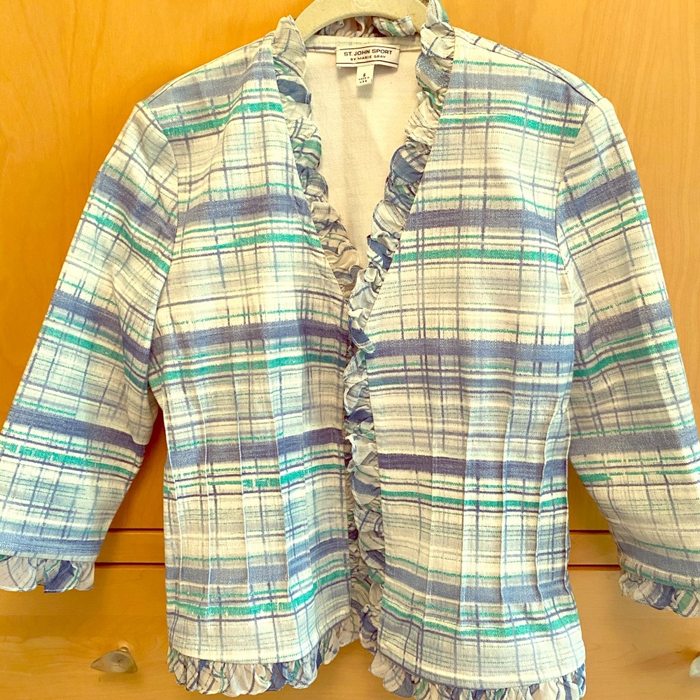 St.John colorful blazer